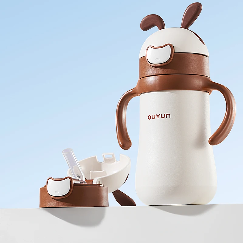 

Детская термобутылка 300 мл, термокружка для детей, термос-поильник с носиком в форме утиного клюва, из нержавеющей стали 316, вакуумная колба, термокружка-тамблер