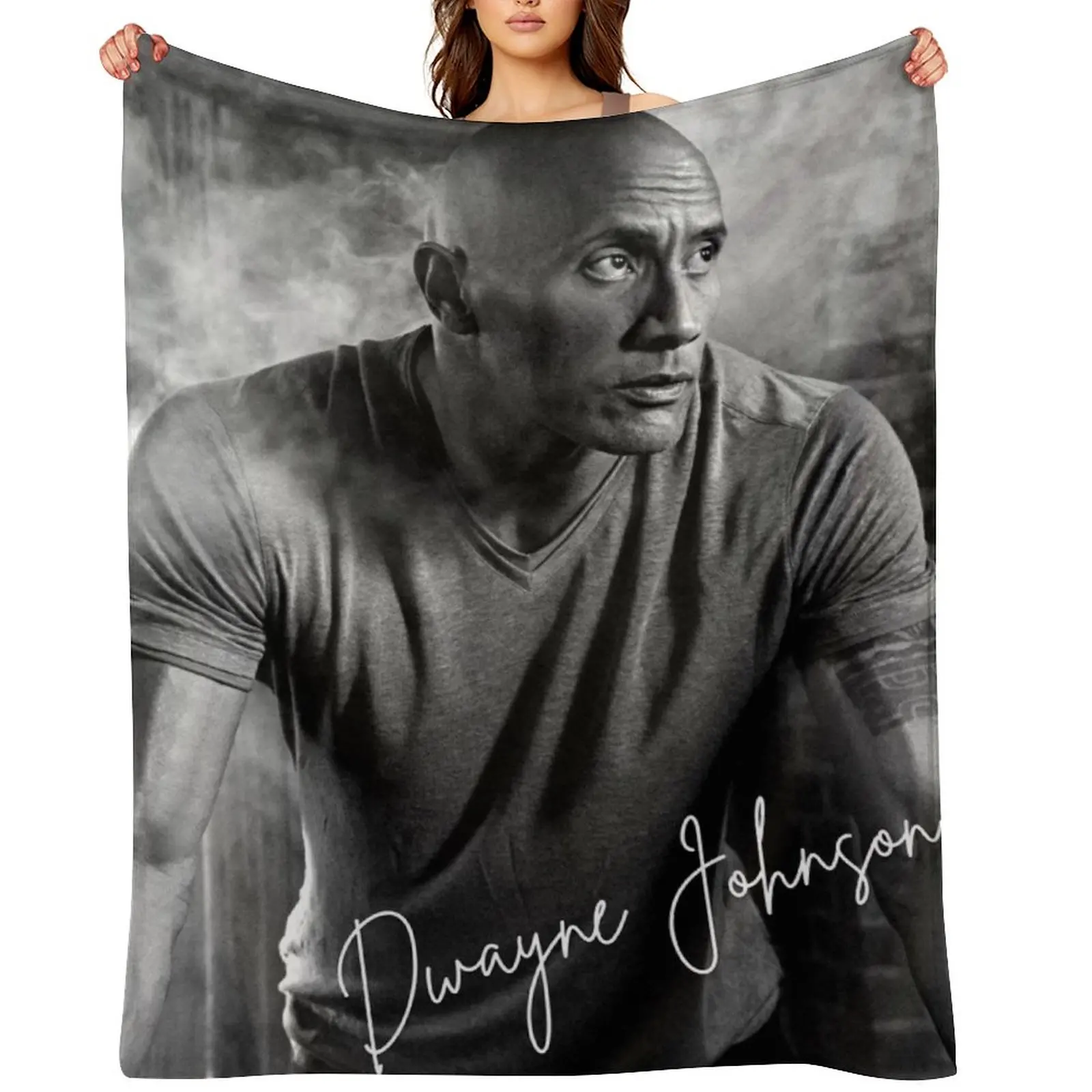 

Dwayne Johnson Throw Blanket Quilt Comforter Thermals For Travel Travel Blankets