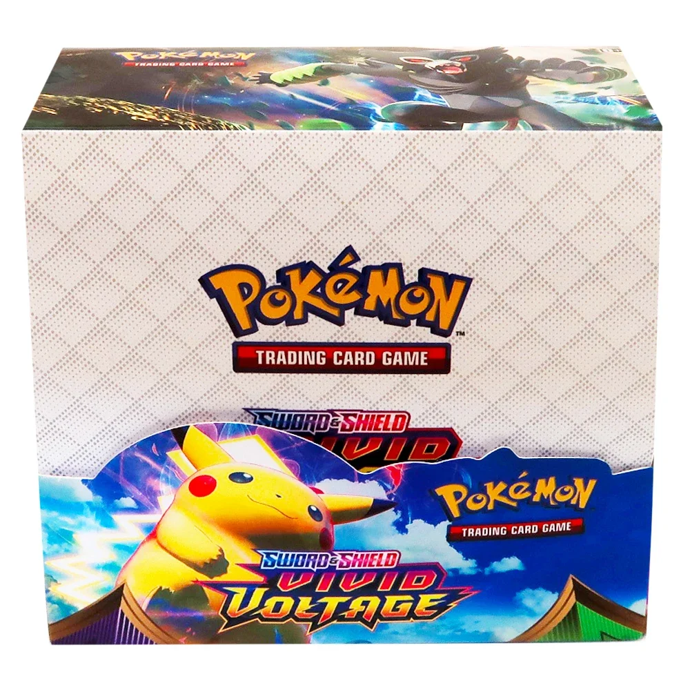 

324pcs Pokemon TCG: Sword & Shield Vivid Voltage Card Mini Booster Pack Unweighed New Factory Sealed Pokemon Card Game