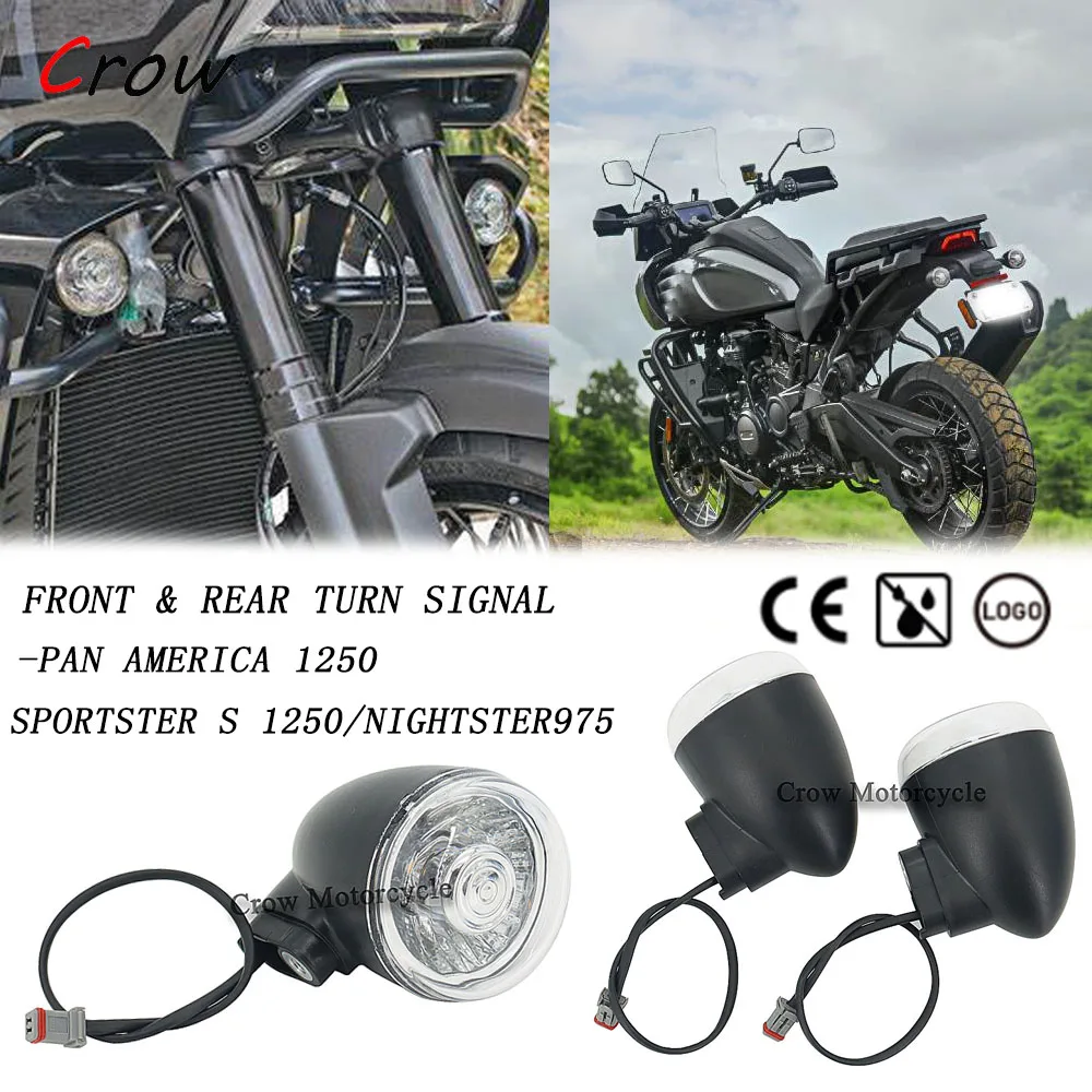 

Pan America 1250 Motorcycle Front Rear Amber Headlamp Light LED Bullet Turn Signal Kit For Pan America 1250 S PA1250S 2021 2022