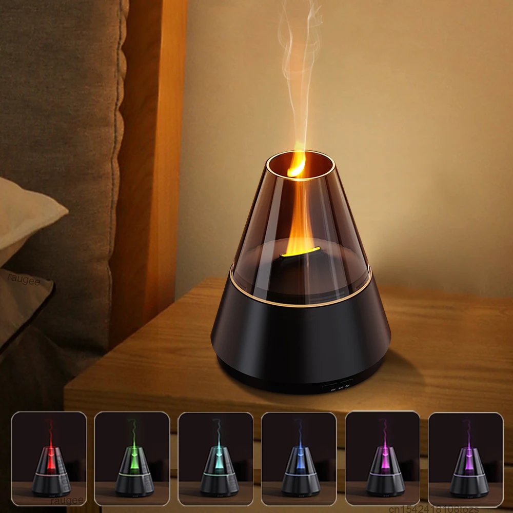 

Aroma Diffuser USB Mini Fragrance Essential Oil Diffuser for Home Bedroom Automatic Mist Maker Air Humidifier with Night Light