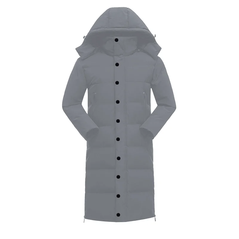 MAIDANGDI 2024 Sports Cotton  New Over Knee Cotton Coat Fashion Trend Comfortable Long Coat Men's and Women's Outer Coat Top