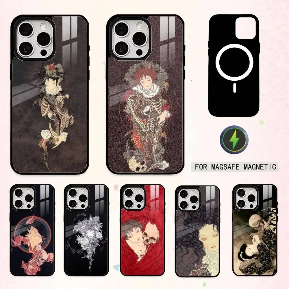 

T-Takato Y-Yamamoto Selections Phone Case For iPhone17,16,15,14,13,12,11 Plus,Pro Max Magnetic For Magsafe Wireless Charging