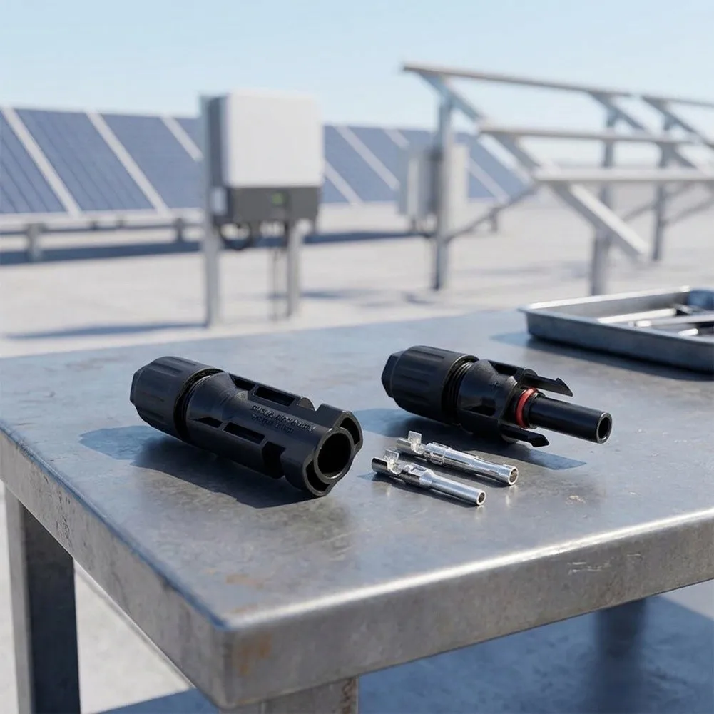 IP67 Rated 10AWG Red Copper Solar Connectors 30A 100 Pairs for Photovoltaic Systems Operating in Extreme Temperature Ranges