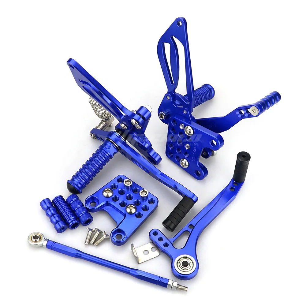 STLF زوج دراجة نارية CNC الخلفية القدم الفرامل والعتاد خطوة رفع الظهر دواسة الجمعية قوس ل أجزاء النينجا 300