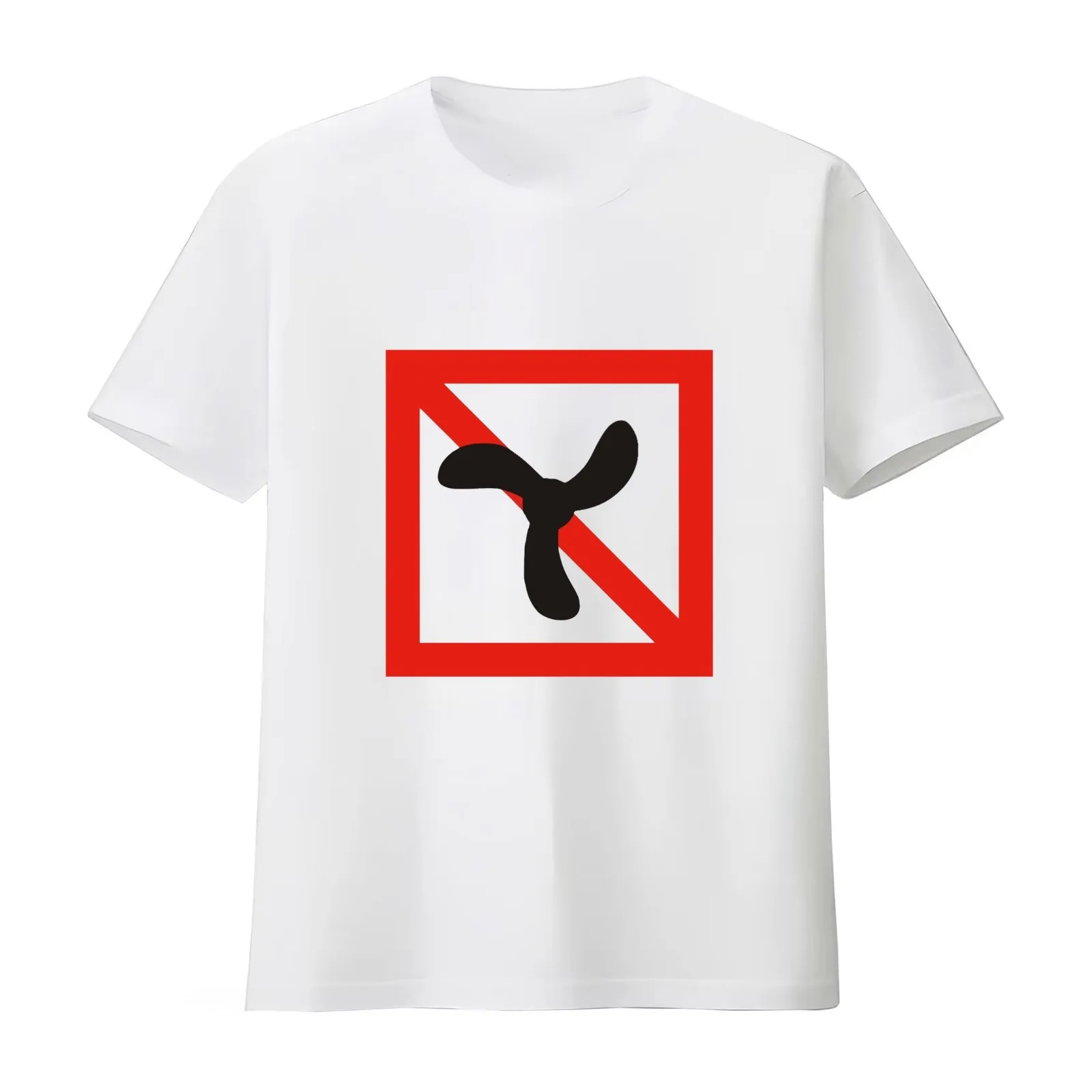 Engine operation prohibited Aluksen moottorilla kulku kielletty T-Shirt Summer Casual Cotton Tee Oversized Streetwear Tops