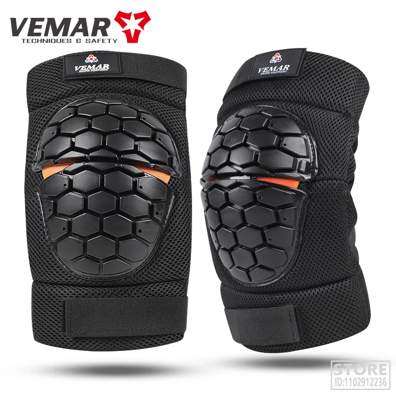 

VEMAR E-08 Knee Pads Summer Bike Brace Anti-fall Leg Protection Riding Motocross