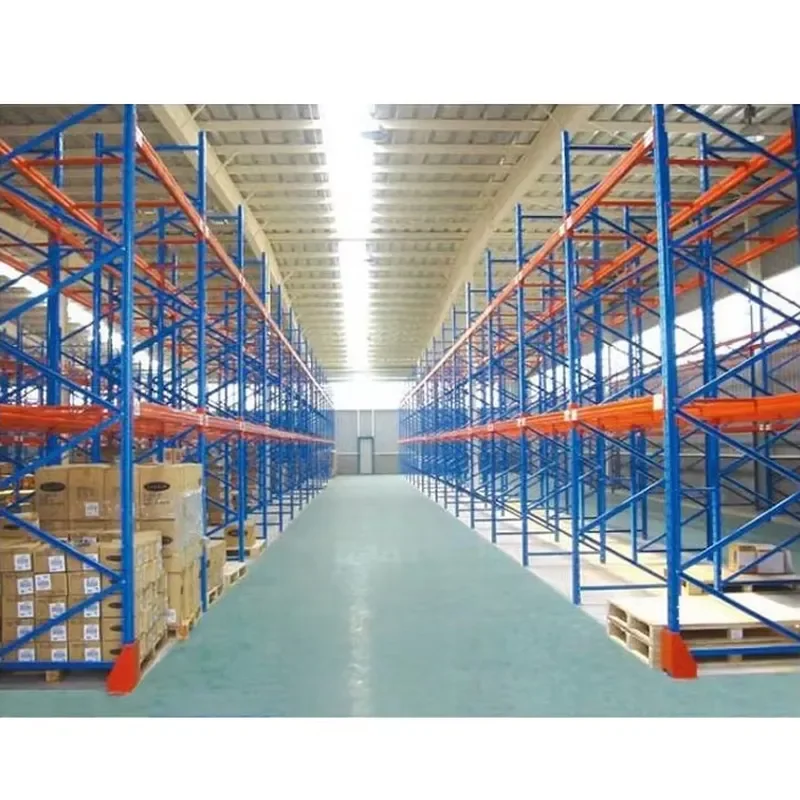 Industrial Euro Tyre Double Deep Storage Racking Heavy Pallet Rack Factory Price for Stacking Shelves