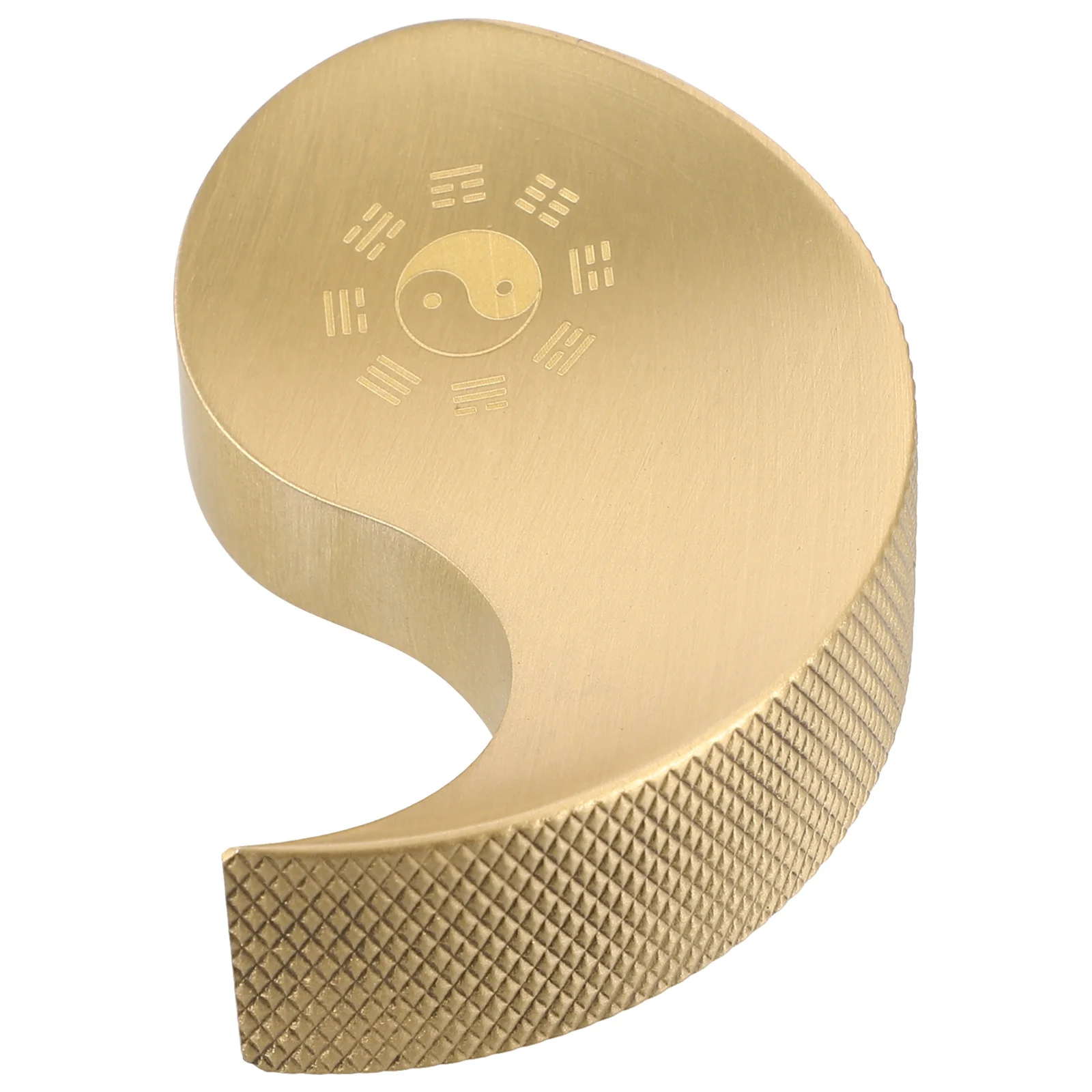 Brass Paperweight Chinese Calligraphy Weight Rectangular Desktop Decor For Writing Painting Brush Holder Office Home Study Tool