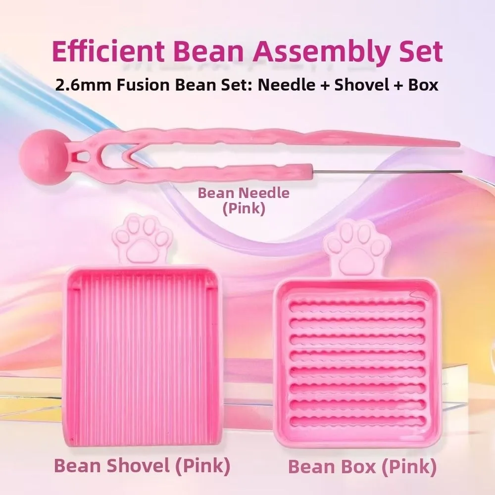 3/5 szt./zestaw Kreatywne klipsy do koralików Zestawy tack na długopisy 2,6 mm Wydajne narzędzie do wypełniania koralikami Ręczna łopatka do koralików Zestaw narzędzi do robienia koralików