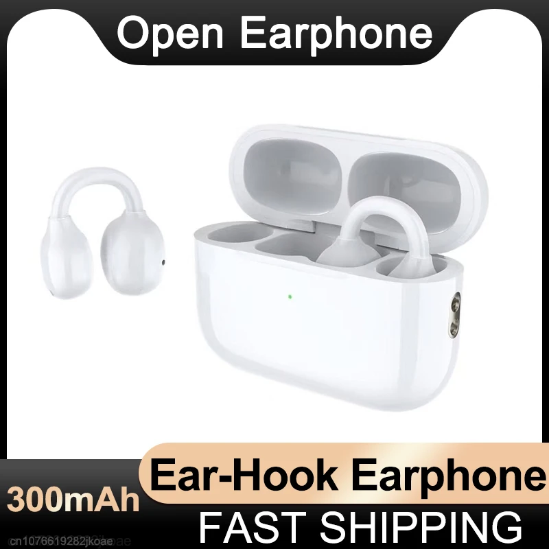 M11 Ear Clip Earphones 11mm Dynamic Coil Wireless Bluetooth Headphones ENC Noise Cancelling Headset Stereo Sports Open Earbuds