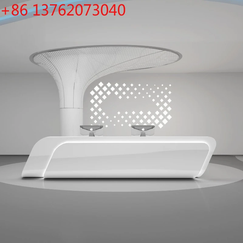

Italian Minimalist Reception Desks Nordic Luxury Beauty Salon Clothing Store Cashier Desk Creative Commercial Furniture