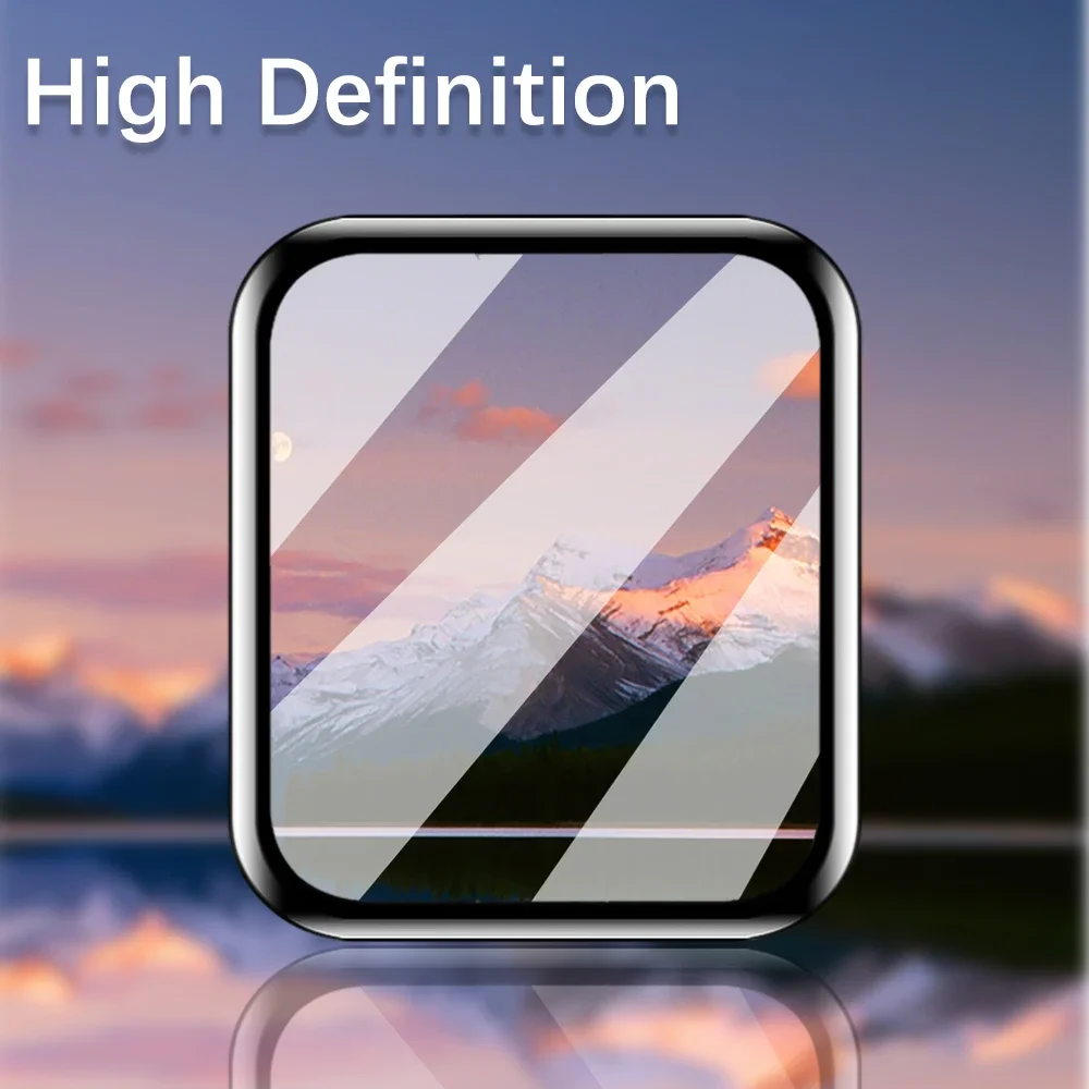 طبقة واقية مضادة للخدش لساعة شاومي ريدمي 4 ، واقي شاشة منحنية ، 1-3