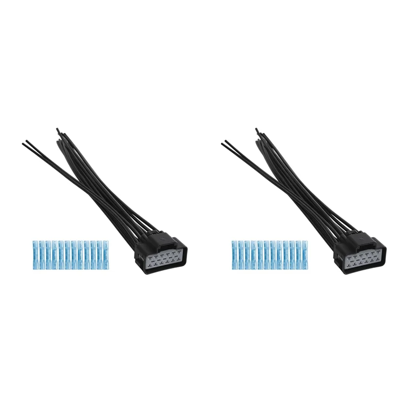 

2X WPT928 Wiring Kit 3U2Z-14S411-ZMB Heated/Cooled Seat Module Connector Wire Assembly For Ford Lincoln Mercury-L94A