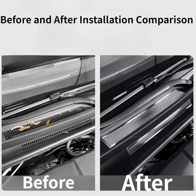 Für Toyota RAV4 XA60 2026 Motorhauben-Lüftungsabdeckung, wasserdicht, staubdicht, verschleißfest, äußeres Schutz-Zubehör für Autos. – Detail 2