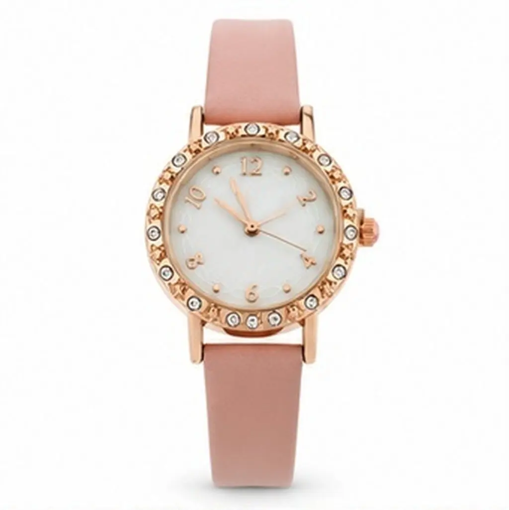1Pcs Women Quartz Watch Stylish Casual Wrist Watch for School Work Daily Use Precise Timekeeping Fashionable Gift for