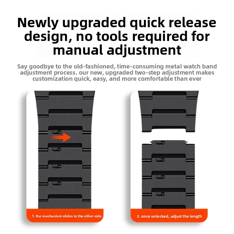 Applicable to Huawei watch5pro strap titanium quick-release gt4 Huawei watch pure titanium strap