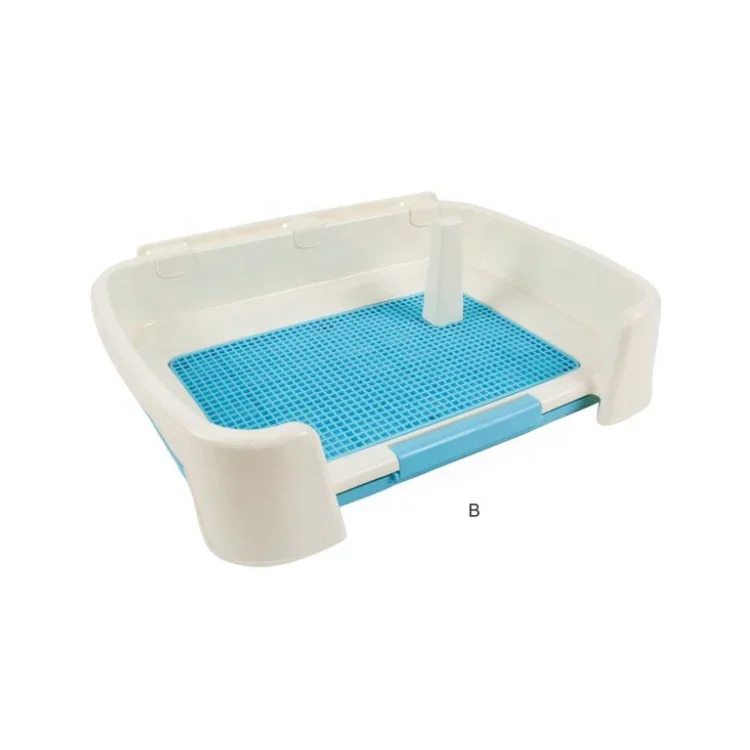 

Wholesale Plastic Doggie Indoor Pet Potty Tray Park Corner Dog Toilet