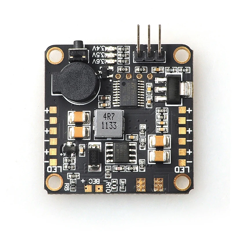 

FPV 5-in-1 Distribution Board Built-in 3A 5/12V BEC LED Light Control Low Voltage Alarm Tracker Input Voltage 7-26V