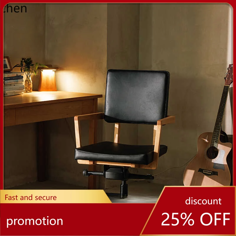 

HXL leisurely swivel chair computer comfort back chair office chair teak lifting adjustable home accessories