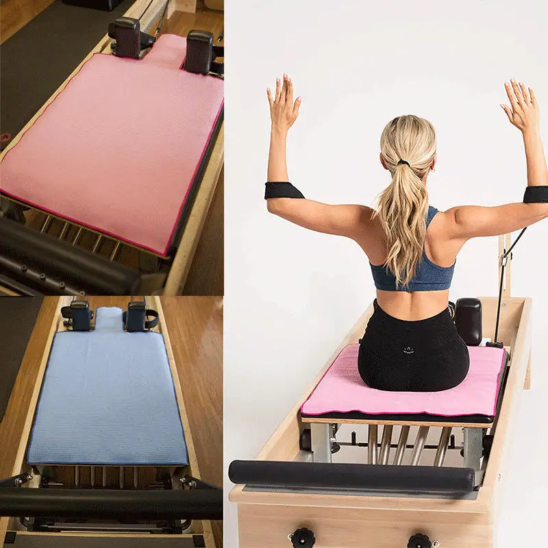 Gym Fitness Foldable Yoga Pilates Reformer Mat Towel