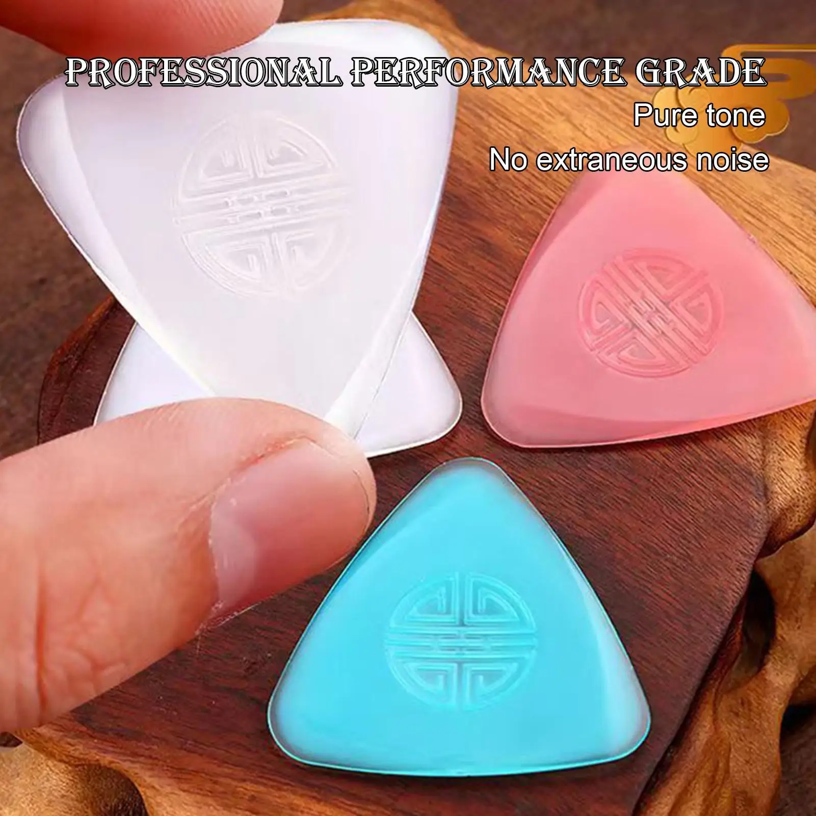 Nylon Non-Slip Guitar Picks Thin Acoustic & Bass Picks For Musicians & Beginners, Versatile Music Accessories For Ukulele