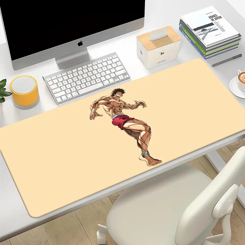 باكي هانما يوجيرو أنيمي أبيض وأسود مانغا جديد مكتب الفئران ألعاب لينة ماوس الوسادة حجم للوحة المفاتيح حصيرة صديقها هدية #2