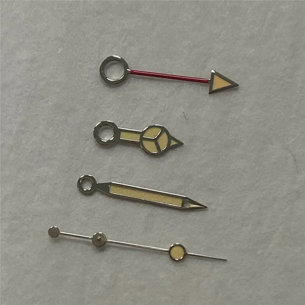 4 Pointers Blue Luminous Watch Hands for Mingzhu 3804 GMT Automatic Watch Movement Repair Accessories NEW DIY