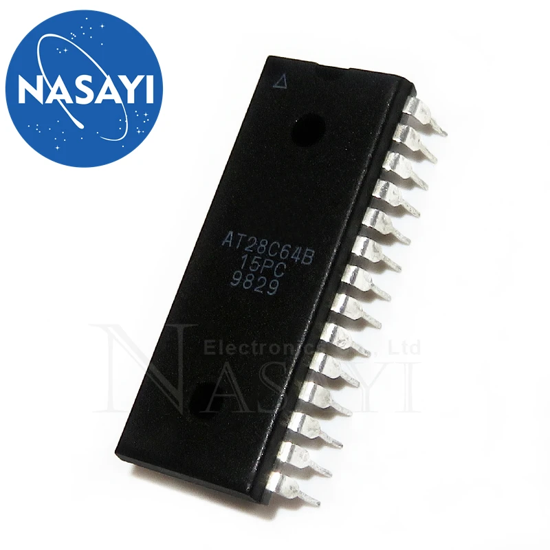 5pcs/lot AT28C64B-15PC AT28C64 DIP-28