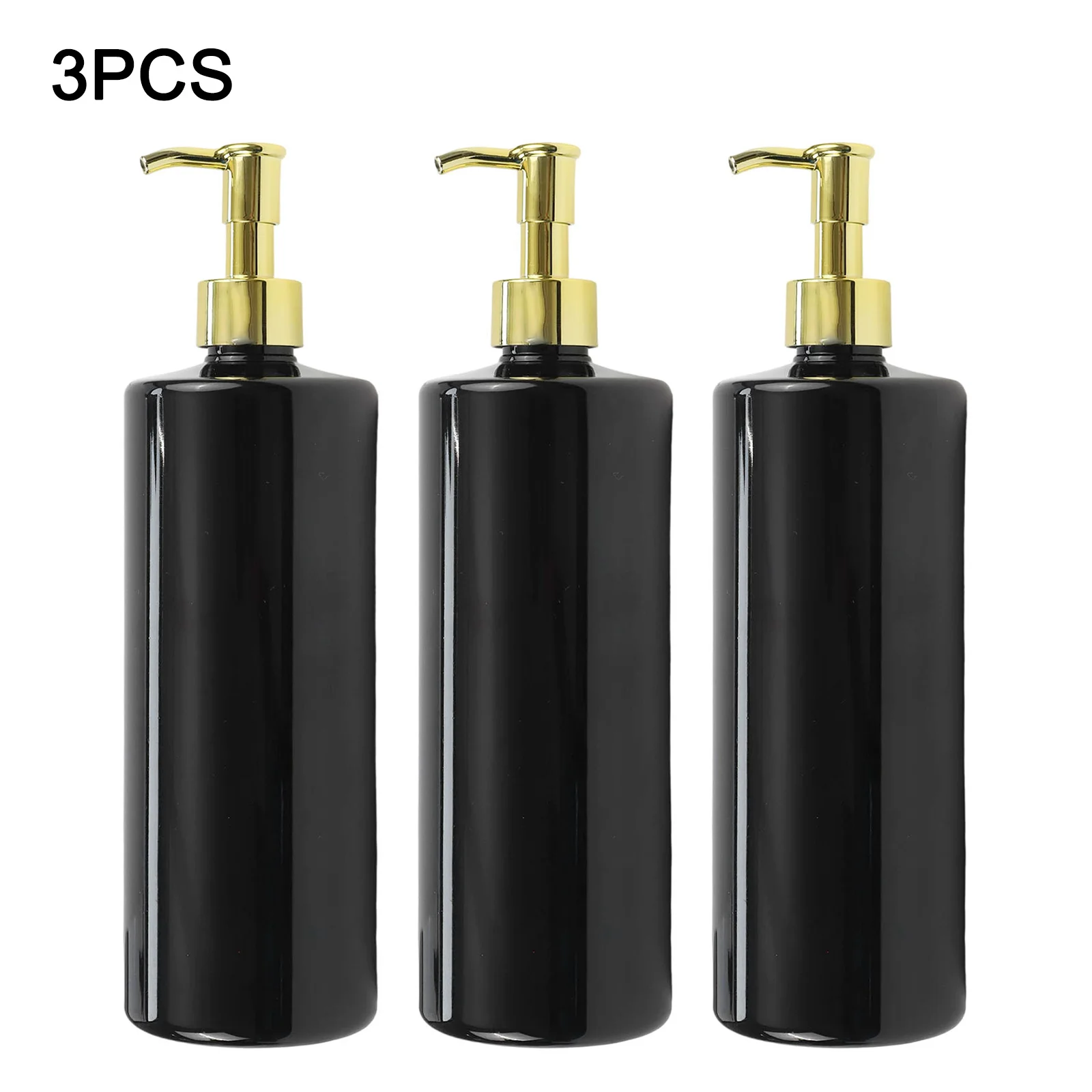 

Диспенсеры для бутылок с насосом, бутылка для лосьона в отеле, 21x6x6 см, ПЭТ-пластик, многоразовые многоразовые черные контейнеры