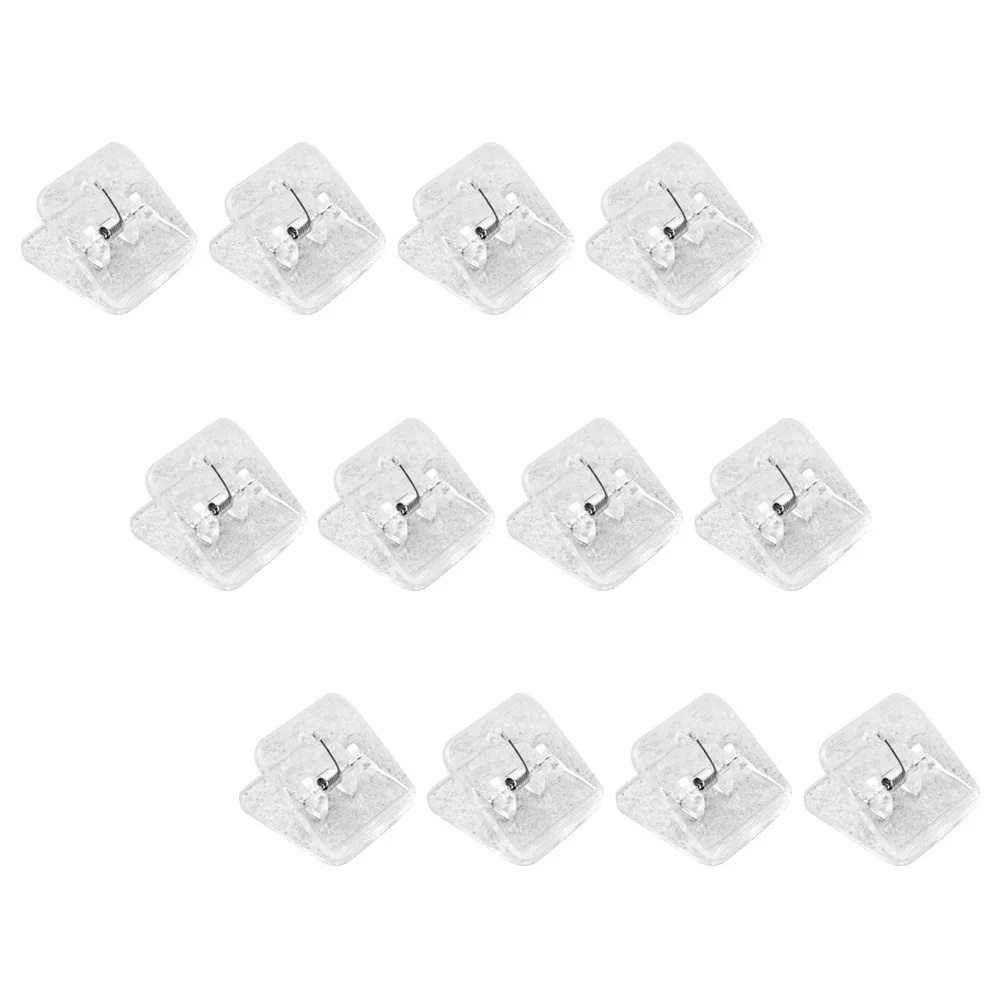 12 قطعة مقاطع فاتورة مشابك مستندات بلاستيكية قوية للملاحظات جداول الملفات سطح مكتب المدرسة المنزل القرطاسية