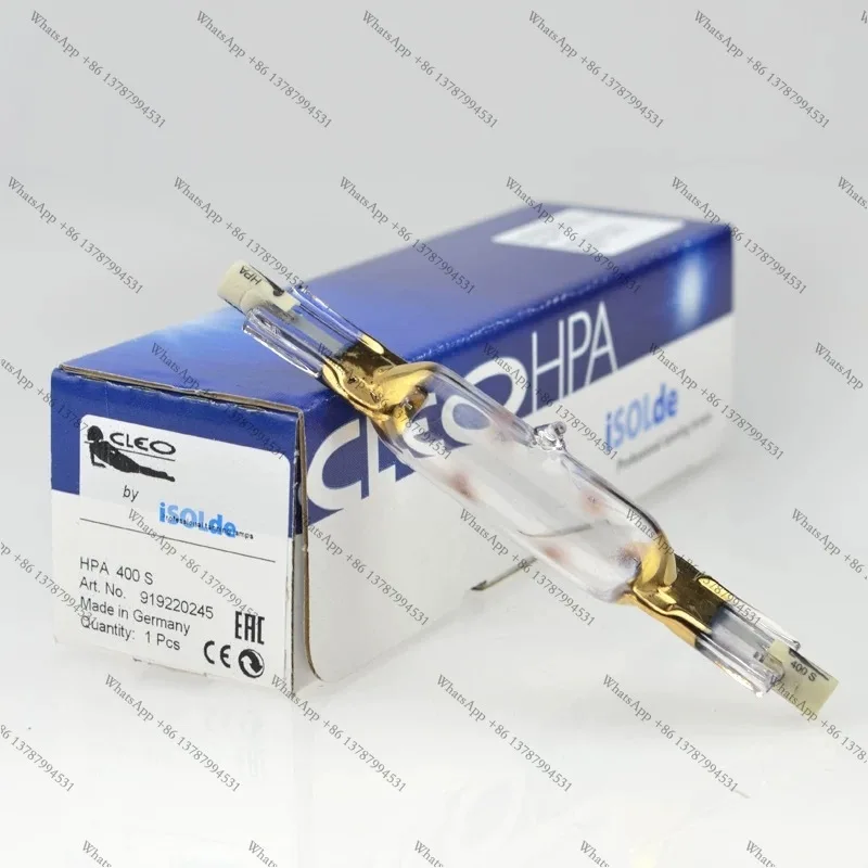 Germany HPA 400S,CLEO HPA400S,Professional Tanning Lamps,400 S,400W Ultraviolet Metal Halide Tube