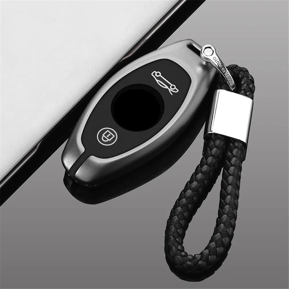 Aluminum Alloy Metal Shell Car Remote Key Cover Case Shell Fob Key Chain Holder Bag For Mclaren 675LT 625C 600LT 570GT 720S