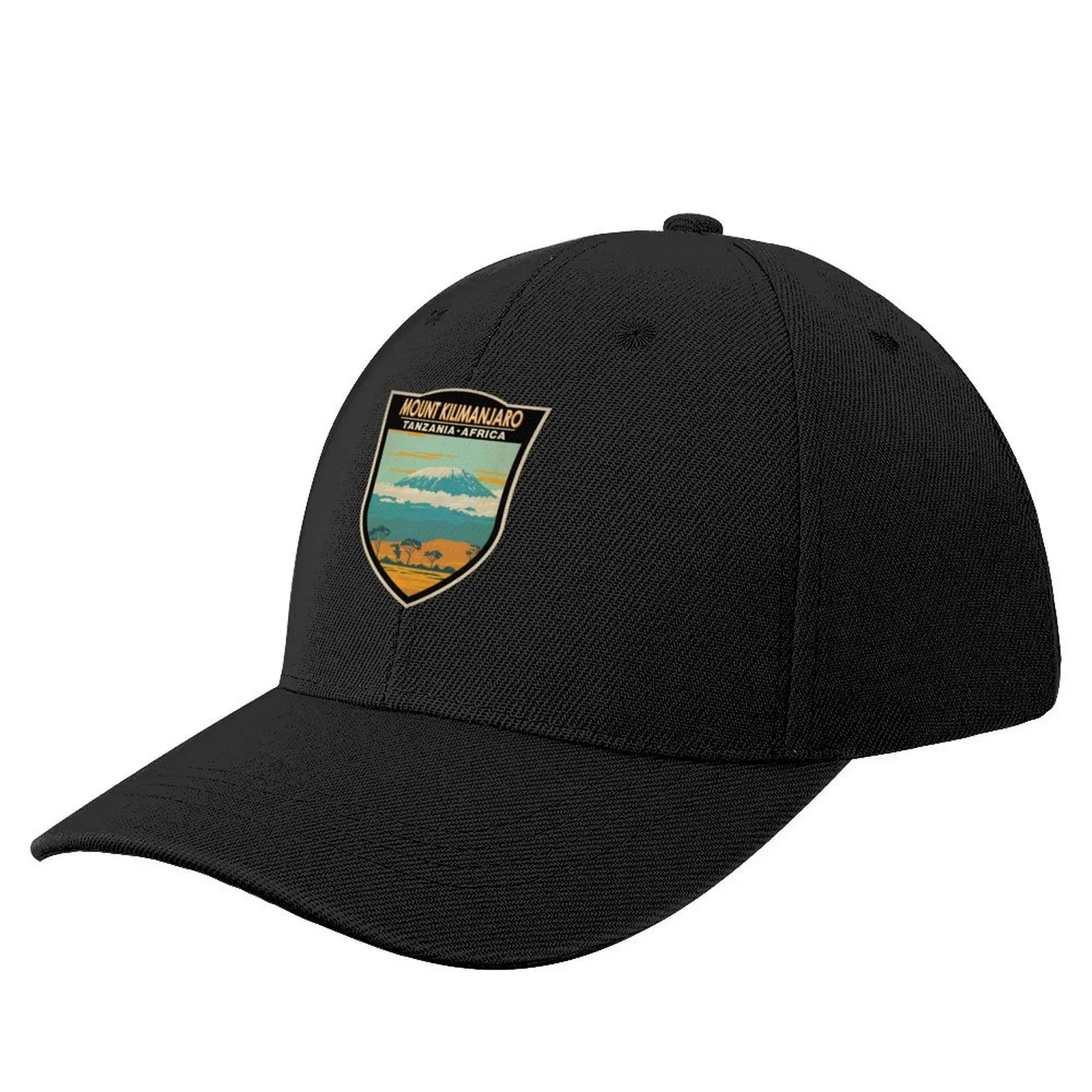 Mount Kilimanjaro Tanzania Africa Badge Baseball Cap Kids Hat Golf Men Women's