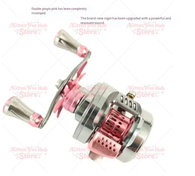 6.8:1 Gear Ratio Micro Fishing Reel Magnetic Brake Casting Wheel