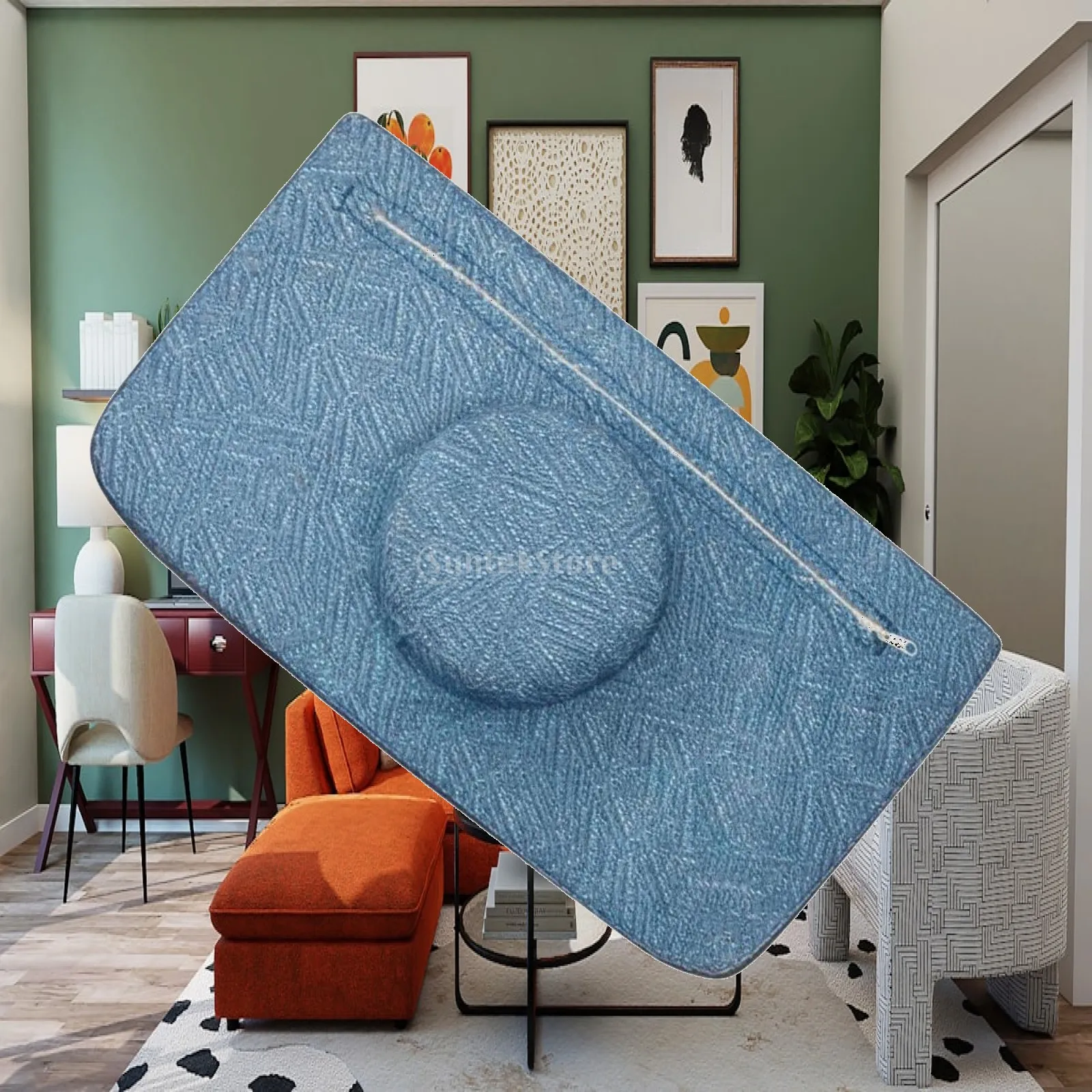 Ergonomic Headrest Cushion for Salon Bed Pillow with Anti Collapse Sponge Core Breathable Cover for Spa Massage Facial Comfort