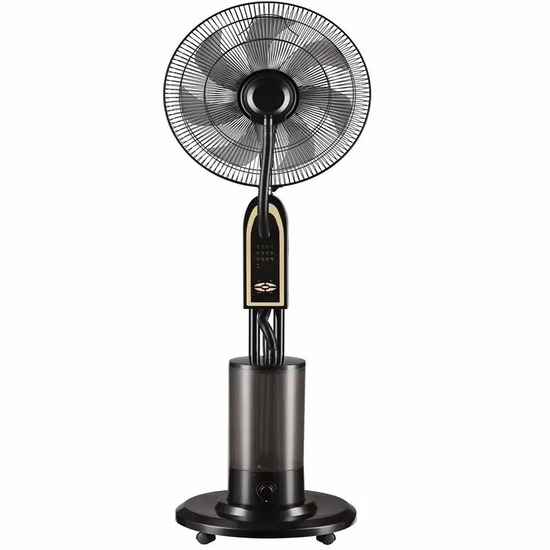 16 inch water-cooled atomization humidification floor fan for household use, three-dimensional large wind power factory fan