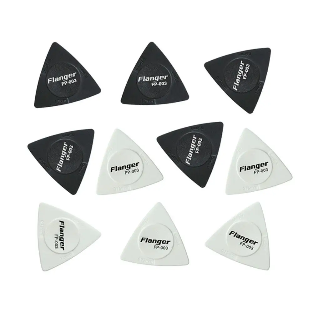 Flanger 1 Stuks Driehoek Gitaar Plectrums 1.0 0.75 0.5 Mm Dikte In 1 Pick Antislip Stijl Picks FP-003