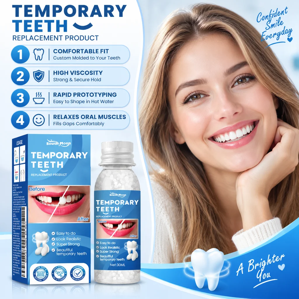 South Moon Solid Dental Gum Soft Materials Comfortable Feel Without Foreign Body Sensation Daily Wear And The Teeth Are Beautifu