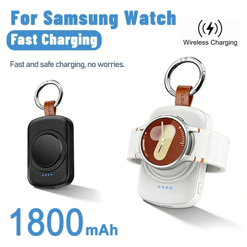 

Магнитное беспроводное портативное зарядное устройство Type-C для быстрой зарядки часов Samsung Galaxy Watch всех серий Ultra/5/4 Pro/4/3 Active