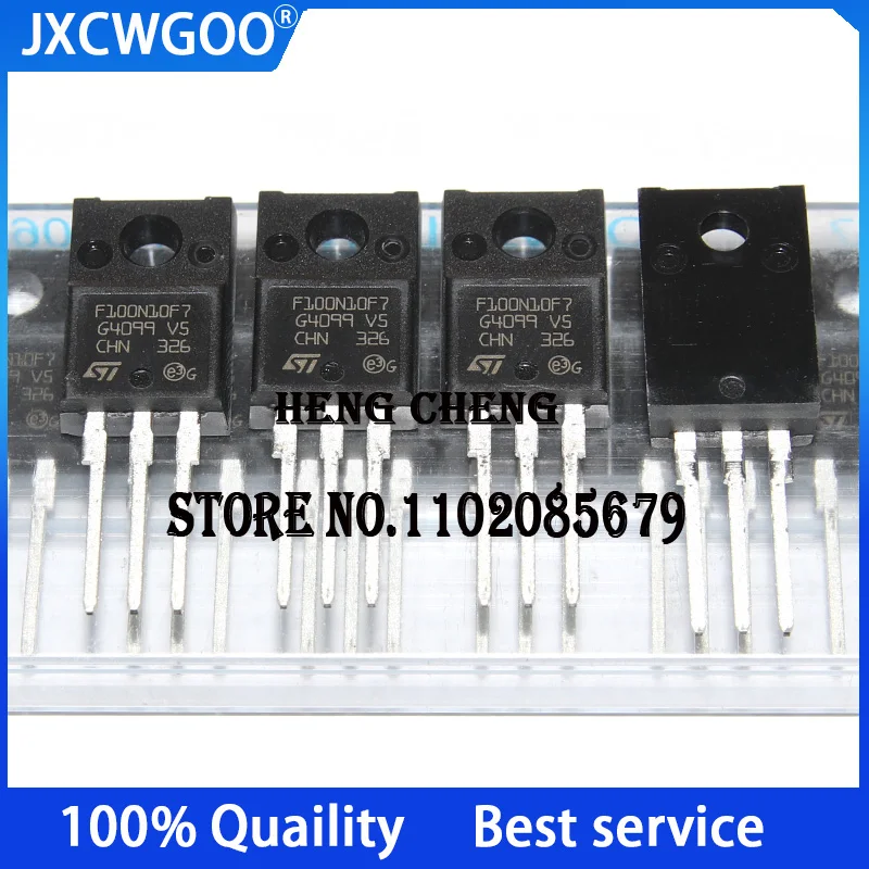 10PCS STF100N10F7 100N10F7 TO-220F original