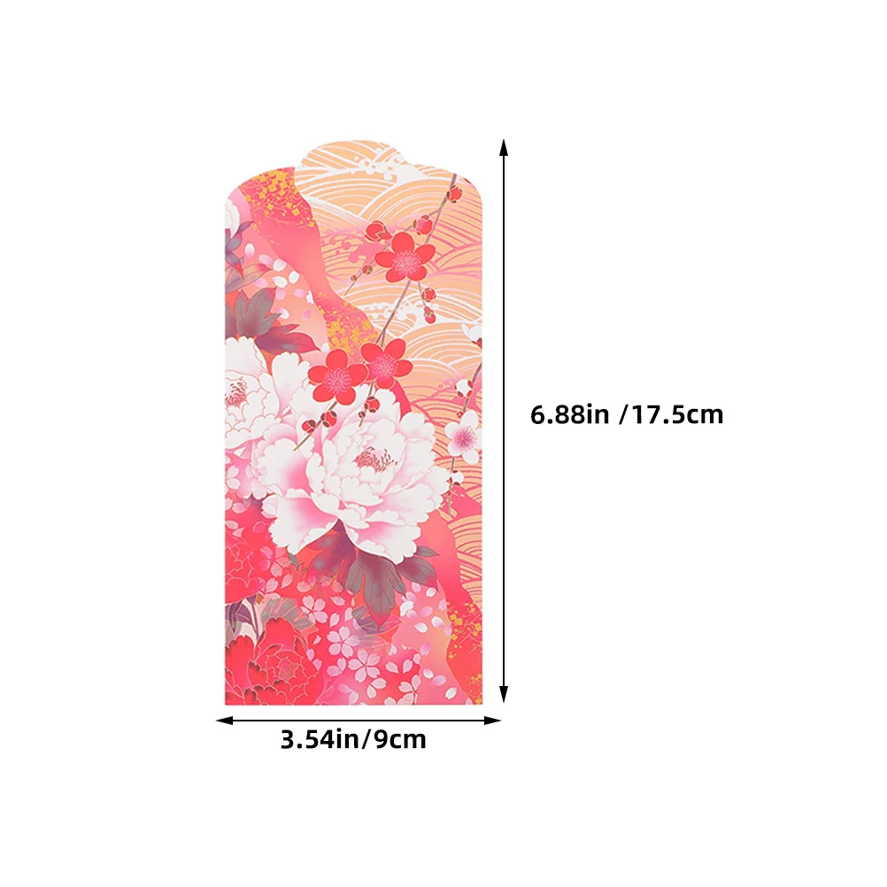 60 stks Rode Envelop Chinese Stijl Bruiloft Geldzakken Festival Decor Draagbare Geldhouder Bruiloft Gunsten Geschenkverpakkingen