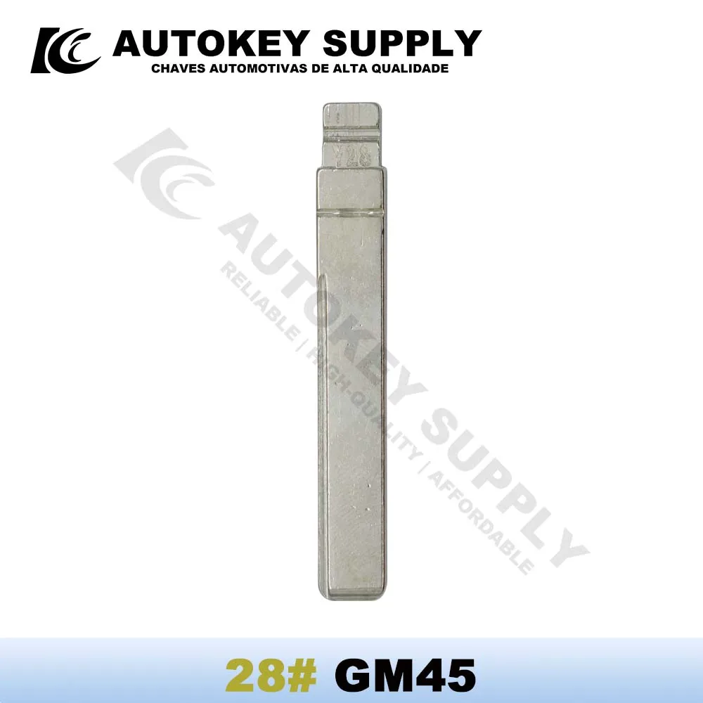 5PCS/10PCS KD VVDI Y-28# GM45 Key Blade Replacement Uncut Blank For  Pontiac
