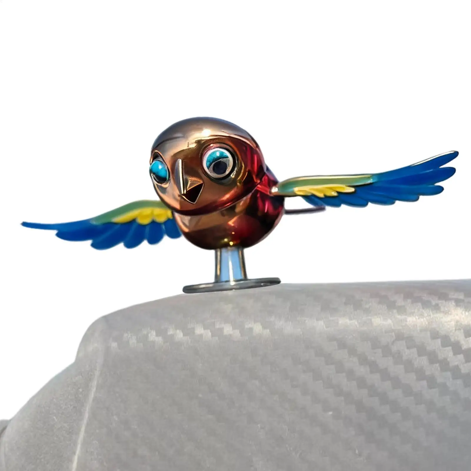 

Motorcycle Helmet Decor Weatherproof Cute Dynamic Bird Car Side Rearview Mirror Decorations For Women Riders Cyclist Commuting