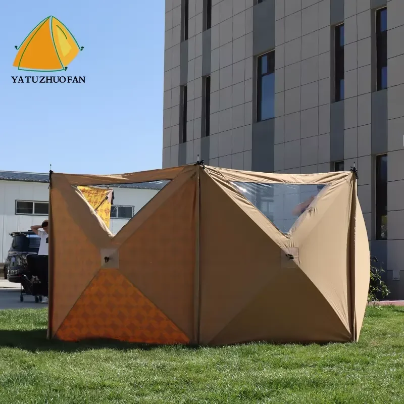 Pop up Automatic Waterproof 2/3/4 Persons Family Tents Easy Set up Portable Windproof Dome Tent for Outdoor Hiking and