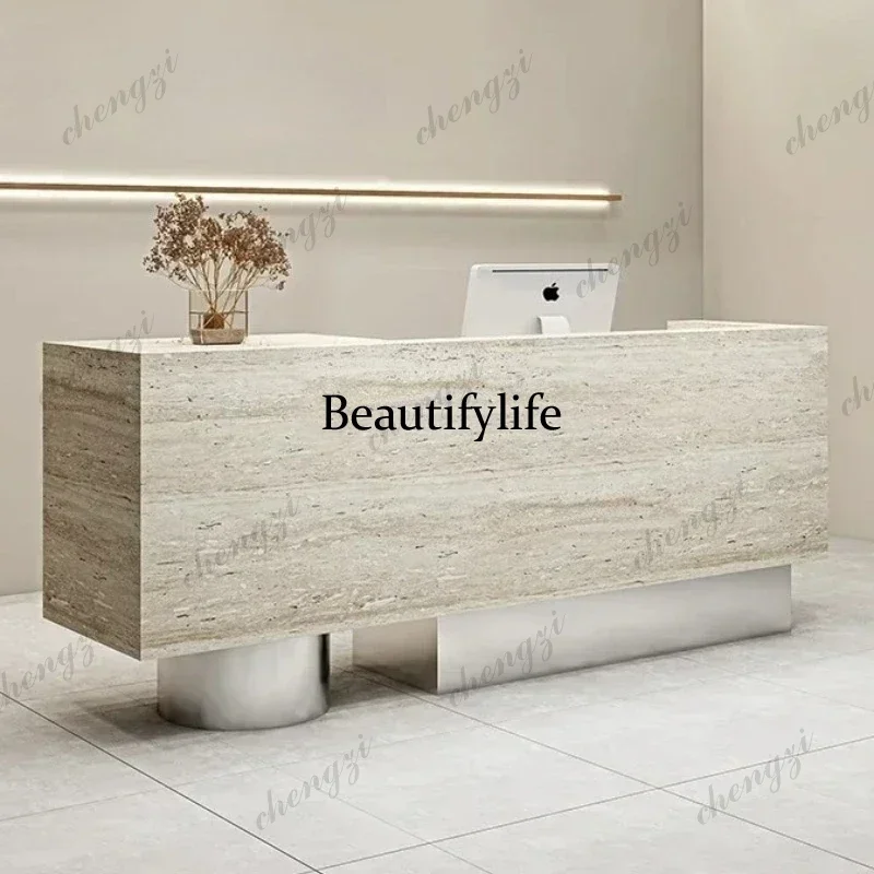 AA45  Modern Luxury Clothing Store Checkout Page Store Small Bar Barber Shop Front Desk Women Clothingstore Nakajima