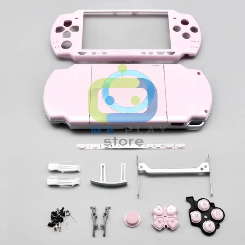 7 Colors for PSP 2000 PSP2000 High Quality Replacement Full Housing Case Complete Shell Button + Sticker + Screw