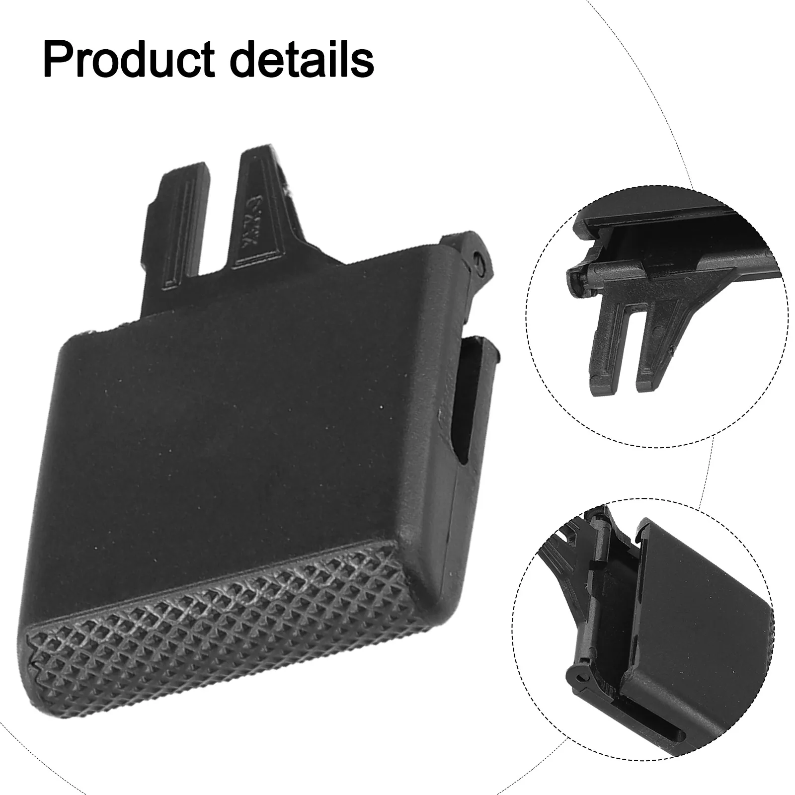 Black AC Vent Air Vent Easy Installation Improves Airflow Control OEM Number 95B819110D Perfect Fit For Porsche