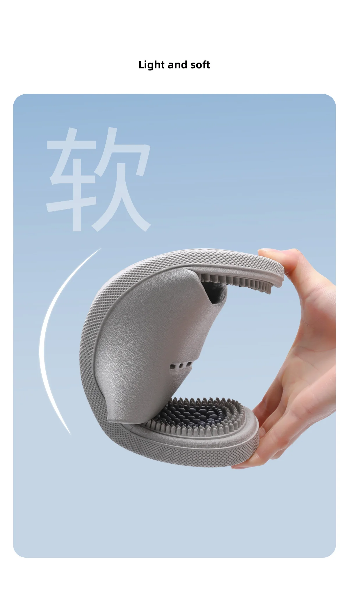 PVC Unisex Hausschuhe Massage Wellness Home Hausschuhe Bequeme atmungsaktive Hausschuhe – Detail 3