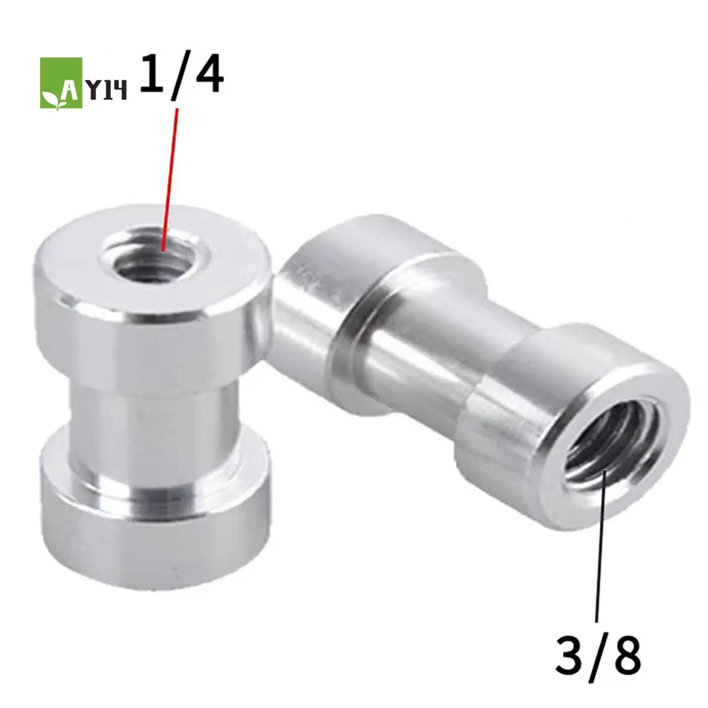 AY14 -22 Pcs Camera Screw Mount Set 1/4 To 3/8 Camera Tripod Screw Adapter,1/4 To 1/4 Screw,Camera Hot Shoe Mount Adapter